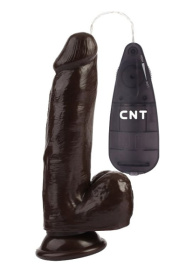 Коричневый вибратор-реалистик 7.4 Stud Realistic Dildo - 19 см. фото в интим магазине Love Boat