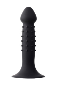 Черный анальный фаллоимитатор Spikn - 14 см. фото в интим магазине Love Boat