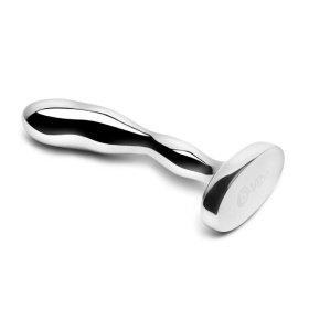 Стальной стимулятор простаты Stainless Steel Prostate Plug - 11,5 см.