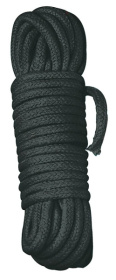 
Чёрная веревка для связывания - 7 м. фото в интим магазине Love Boat