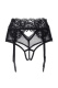 Эротические кружевные трусики-пояс c высокой посадкой Iveta