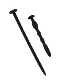 
Набор из 2 черных уретральных массажеров Bolt фото в интим магазине Love Boat