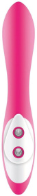 Розовый вибростимулятор простаты LArque Prostate Massager - 17,8 см.