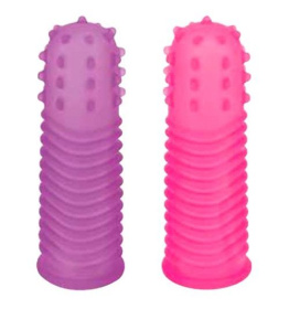 Набор из 2 насадок на пальцы Lust Finger Sleeves фото в интим магазине Love Boat