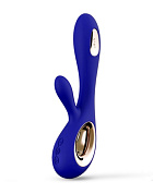 Синий вибратор-кролик Lelo Soraya Wave - 21,8 см. фото в интим магазине Love Boat