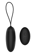 Черное виброяйцо REMOTE DUSKY PLEASER фото в интим магазине Love Boat