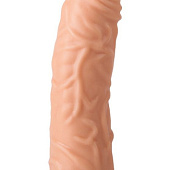 Гелевый вибромассажёр с крупной головкой - 19,5 см.