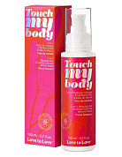 Силиконовый лубрикант 2-в-1 Touch My Body с ароматом вишнёвого цвета - 100 мл. фото в интим магазине Love Boat