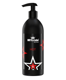 Разогревающий лубрикант на водной основе MyLube HOT XL - 500 мл. фото в интим магазине Love Boat