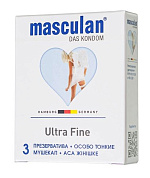 Особо тонкие презервативы Masculan Ultra Fine - 3 шт. фото в интим магазине Love Boat