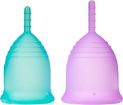 Набор менструальных чаш Clarity Cup (размеры S и L) фото в интим магазине Love Boat