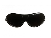 
Черная лаковая маска на глаза из эко-кожи фото в интим магазине Love Boat