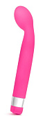 Розовый вибратор для массажа G-точки Rose Scarlet G - 17,8 см. фото в секс шопе Love Boat