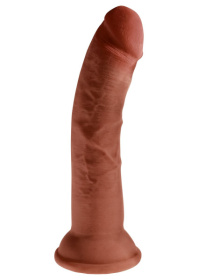 Коричневый фаллоимитатор на присоске 8  Triple Density Cock - 24,1 см. фото в интим магазине Love Boat