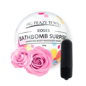 Бомбочка для ванны Bath Bomb Surprise Rose + вибропуля фото в интим магазине Love Boat