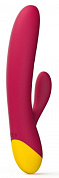 Ярко-розовый вибратор-кролик Romp Jazz - 21 см. фото в интим магазине Love Boat