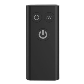 Черная анальная виброёлочка Nexus Tornado Beaded Probe с функцией вращения