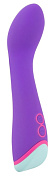Фиолетовый вибратор для стимуляции точки G - 14,5 см. фото в секс шопе Love Boat