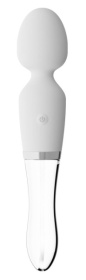Двусторонний вибратор Wand LED - 21,5 см. фото в интим магазине Love Boat