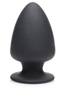 Черная мягкая анальная пробка Squeezable Small Anal Plug - 9 см. фото в интим магазине Love Boat