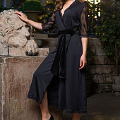 Длинный халат-кимоно Elegance de lux