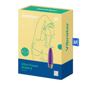 Фиолетовый мини-вибратор Ultra Power Bullet 5
