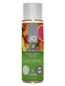 Лубрикант на водной основе с ароматом тропических фруктов JO Flavored Tropical Passion - 60 мл. фото в интим магазине Love Boat