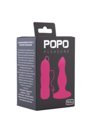 Розовая вибровтулка с  5 режимами вибрации POPO Pleasure - 10,5 см. фото в интим магазине Love Boat