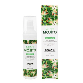 Разогревающее массажное масло с ароматом мохито Gourmet Mint Mojito - 50 мл. фото в интим магазине Love Boat