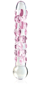 Стеклянный фаллоимитатор Icicles №7 - 17,8 см. фото в интим магазине Love Boat