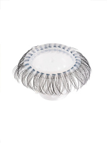 Эластичное эрекционное кольцо с длинными черными «ресничками»