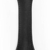 Черная шлепалка NOTABU с красными сердечками - 32 см.