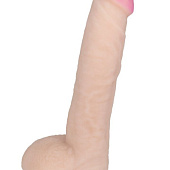 Реалистичный по форме и на ощупь вибратор - 27,2 см.