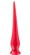Красный фаллоимитатор  Слинк small  - 35 см. фото в интим магазине Love Boat