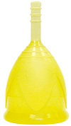 Желтая менструальная чаша размера L фото в интим магазине Love Boat