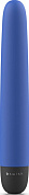 Синий классический вибратор Bgood Classic - 18 см. фото в секс шопе Love Boat
