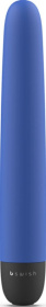 Синий классический вибратор Bgood Classic - 18 см. фото в секс шопе Love Boat