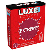 Текстурированные презервативы LUXE Royal Extreme - 3 шт. фото в интим магазине Love Boat