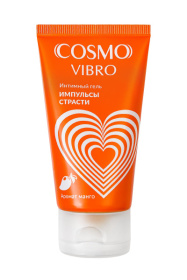 Возбуждающий интимный гель Cosmo Vibro с ароматом манго - 50 гр. фото в интим магазине Love Boat