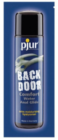 Концентрированный анальный лубрикант pjur BACK DOOR Comfort Water Anal Glide - 2 мл. фото в интим магазине Love Boat