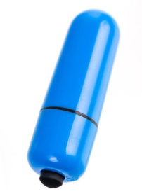 Синяя вибропуля A-Toys Braz - 5,5 см. фото в интим магазине Love Boat