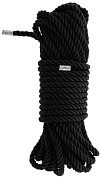 
Черная веревка для бондажа BONDAGE ROPE - 10 м. фото в интим магазине Love Boat