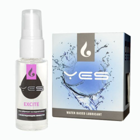 Гель-лубрикант на водной основе Excite с возбуждающим эффектом - 30 мл. фото в интим магазине Love Boat