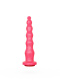 Розовый гелевый анальный стимулятор - 20 см.