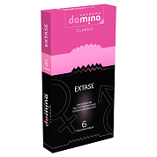 Презервативы с точками и рёбрышками DOMINO Classic Extase - 6 шт. фото в интим магазине Love Boat