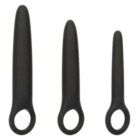 Набор из 3 черных анальных расширителей Boundless Dilator Trio фото в интим магазине Love Boat