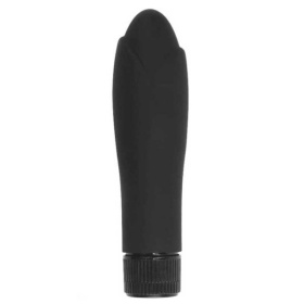 Черный мини-вибратор iWhizz Rocket - 13,5 см. фото в секс шопе Love Boat