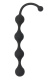 Чёрная анальная цепочка Four Beads Anal Black - 24 см.