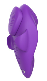 Фиолетовый вибратор в трусики с магнитной фиксацией фото в интим магазине Love Boat