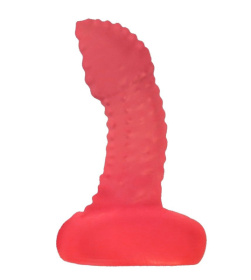 Розовый анальный фаллоимитатор для стимуляции простаты - 7,1 см. фото в интим магазине Love Boat